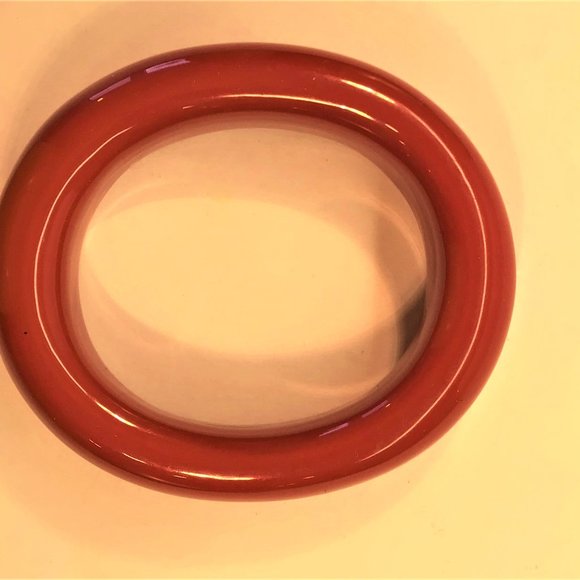 Tiffany & Co. Elsa Peretti Bangle Bracelet Wood and Red Lacquer, Japan - Picture 4 of 5